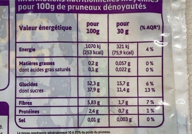 oleo Pruneaux d’agen packshot