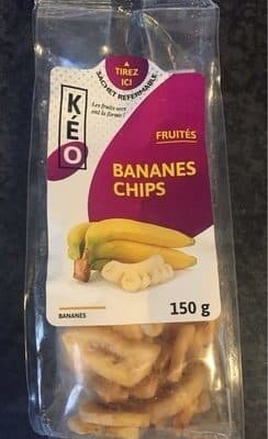 Kéo Bananes chips packshot