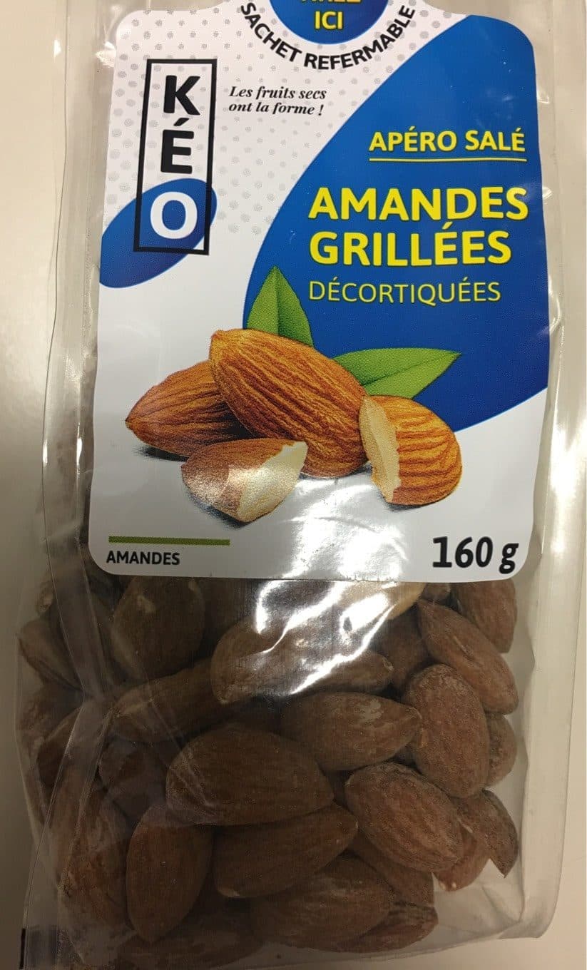 KÉO Amandes Grillées Décortiquées packshot