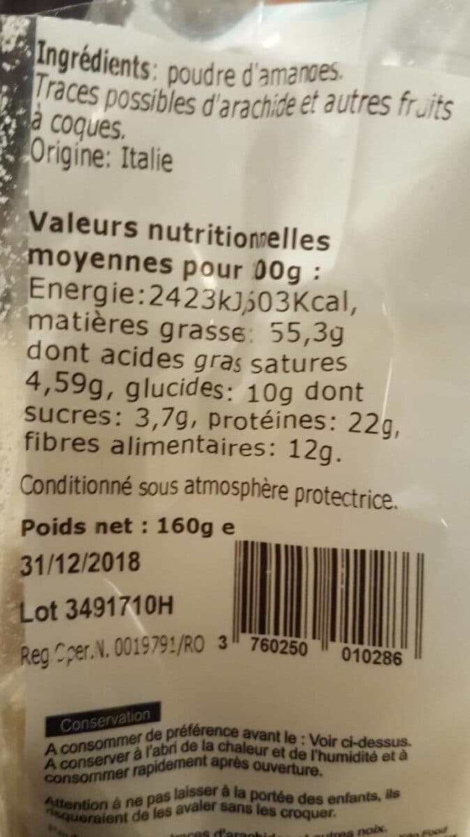 Open Food Facts Amande en poudre packshot