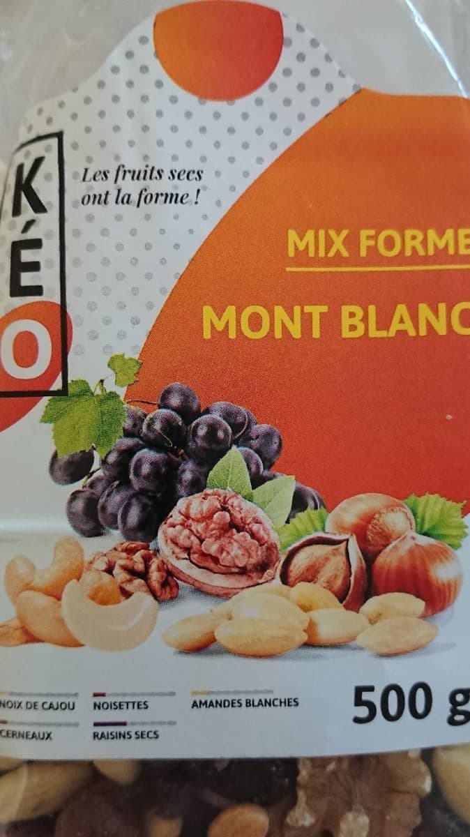 Open Food Facts Mix forme Mont blanc packshot