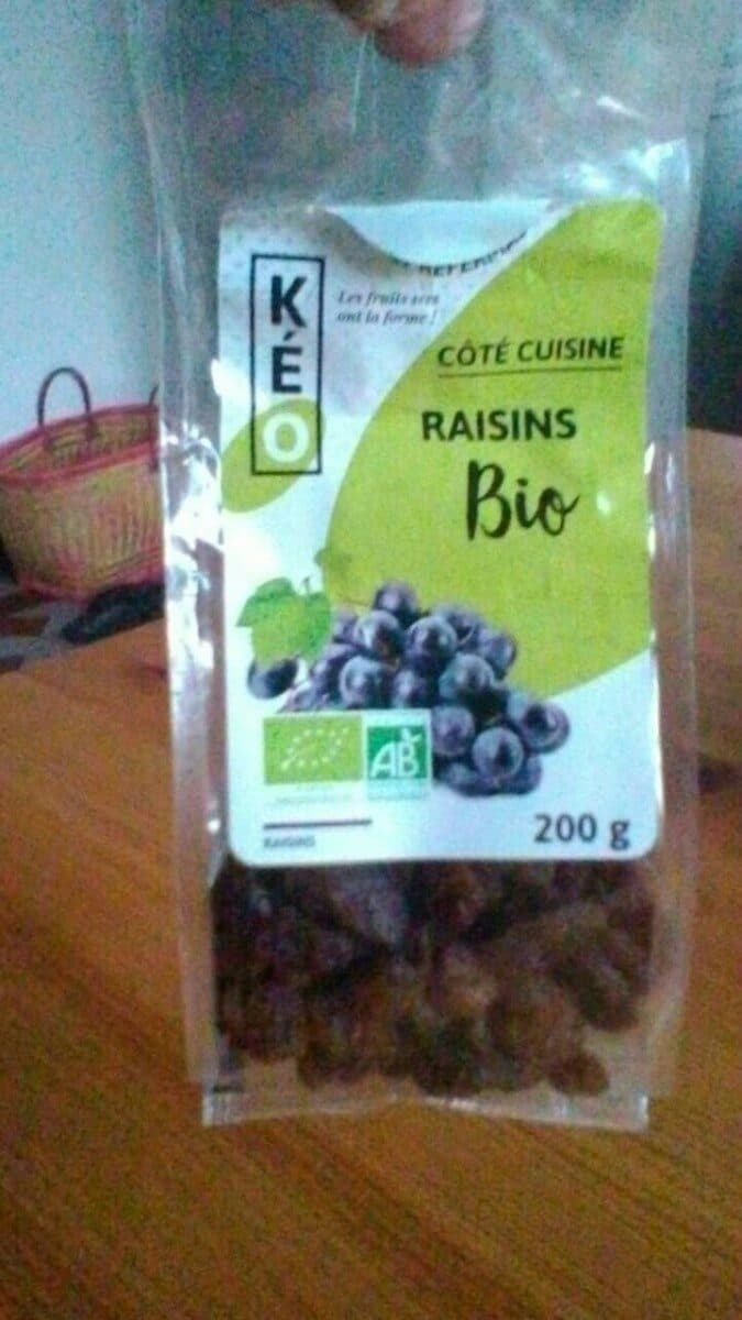 Kéo Raisins Bio packshot