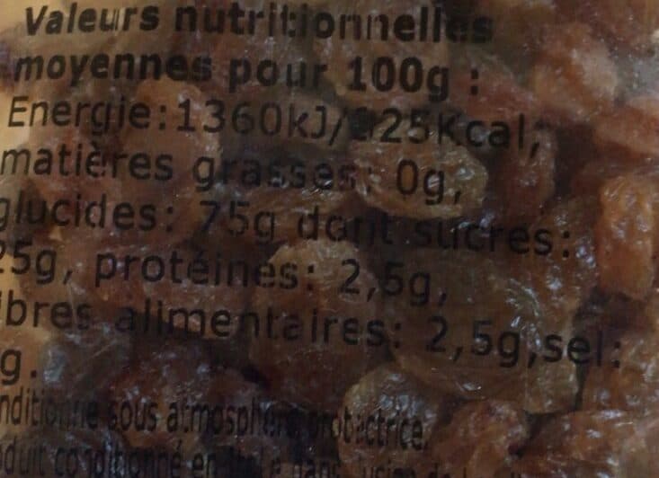 Kéo Raisins Bio packshot