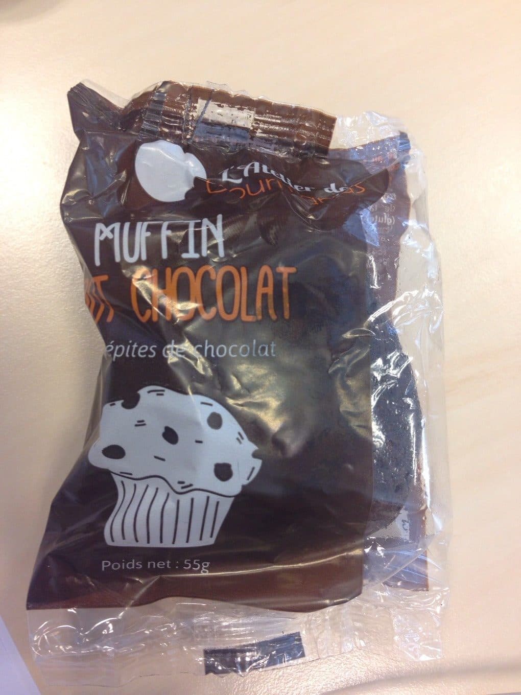 L'atelier des gourmands Muffin chocolat packshot