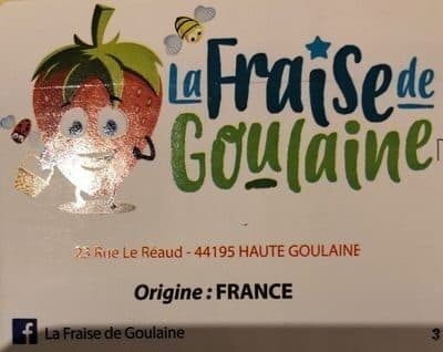 La Fraise De Goulaine Fraise gariguette packshot