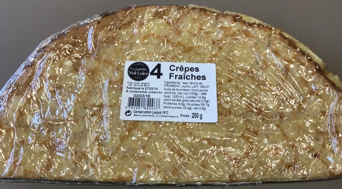 La Galette du Val-de-Loire 4 Crêpes Fraîches packshot