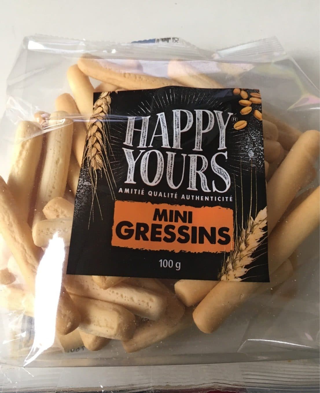 Happy Yours Mini gressins packshot