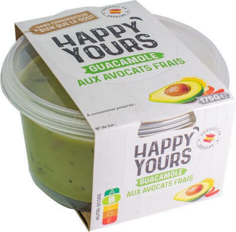 Happy Yours Guacamole aux avocats FRAIS packshot