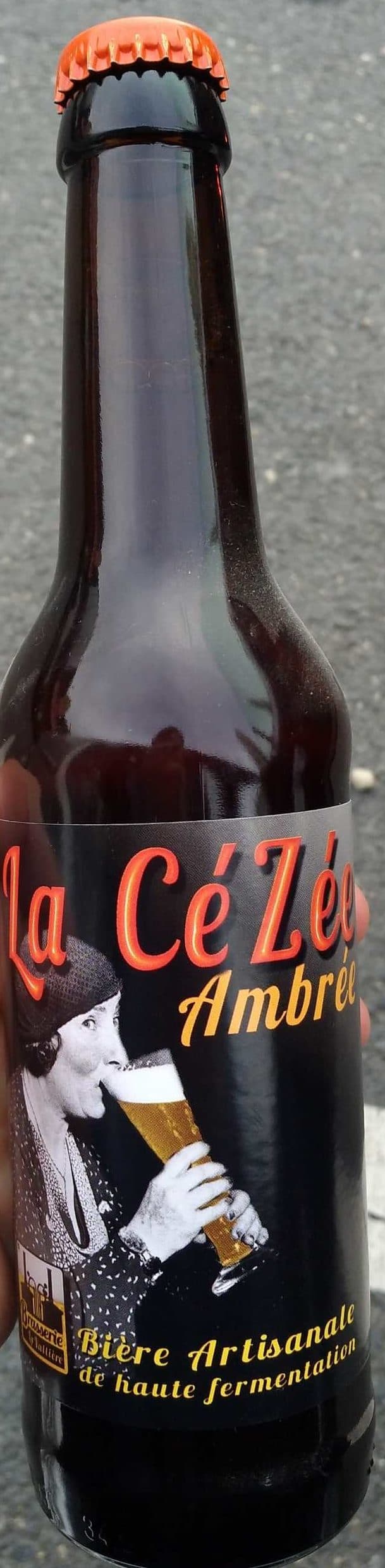 Brasserie La Vallière La Cé'Zée Ambrée packshot
