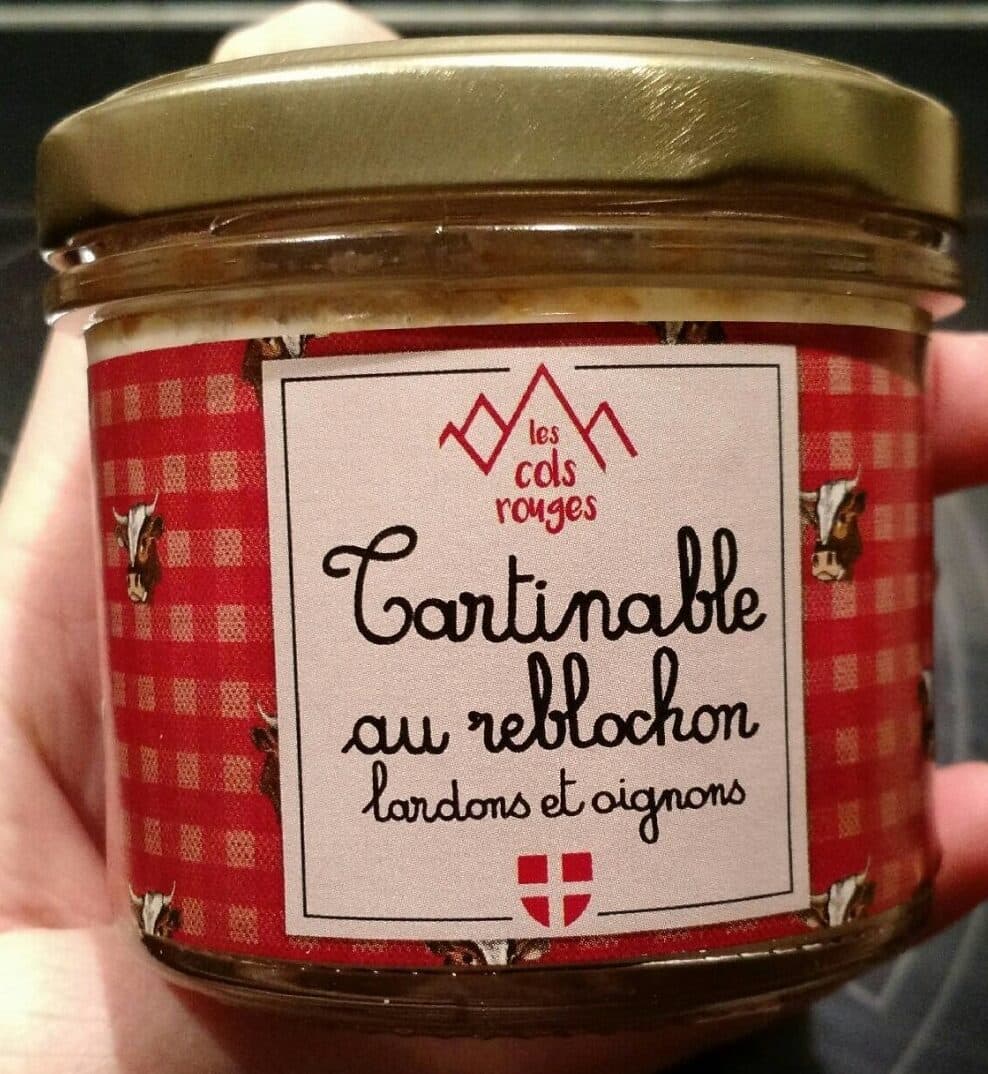 Les Cols Rouges Tartinable au reblochon, lardons et oignons packshot