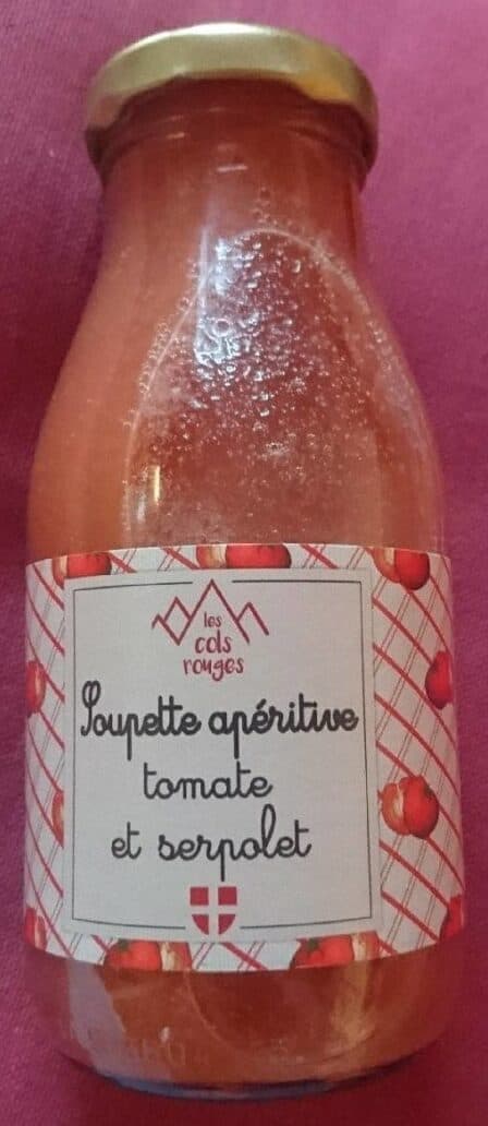 Les Cols Rouges Soupette apéritif tomate et serpolet packshot