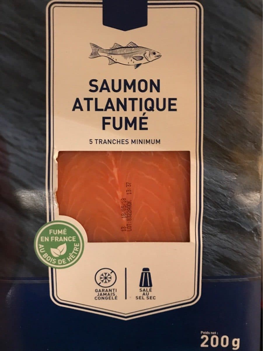 Open Food Facts Saumon Atlantique fumé packshot