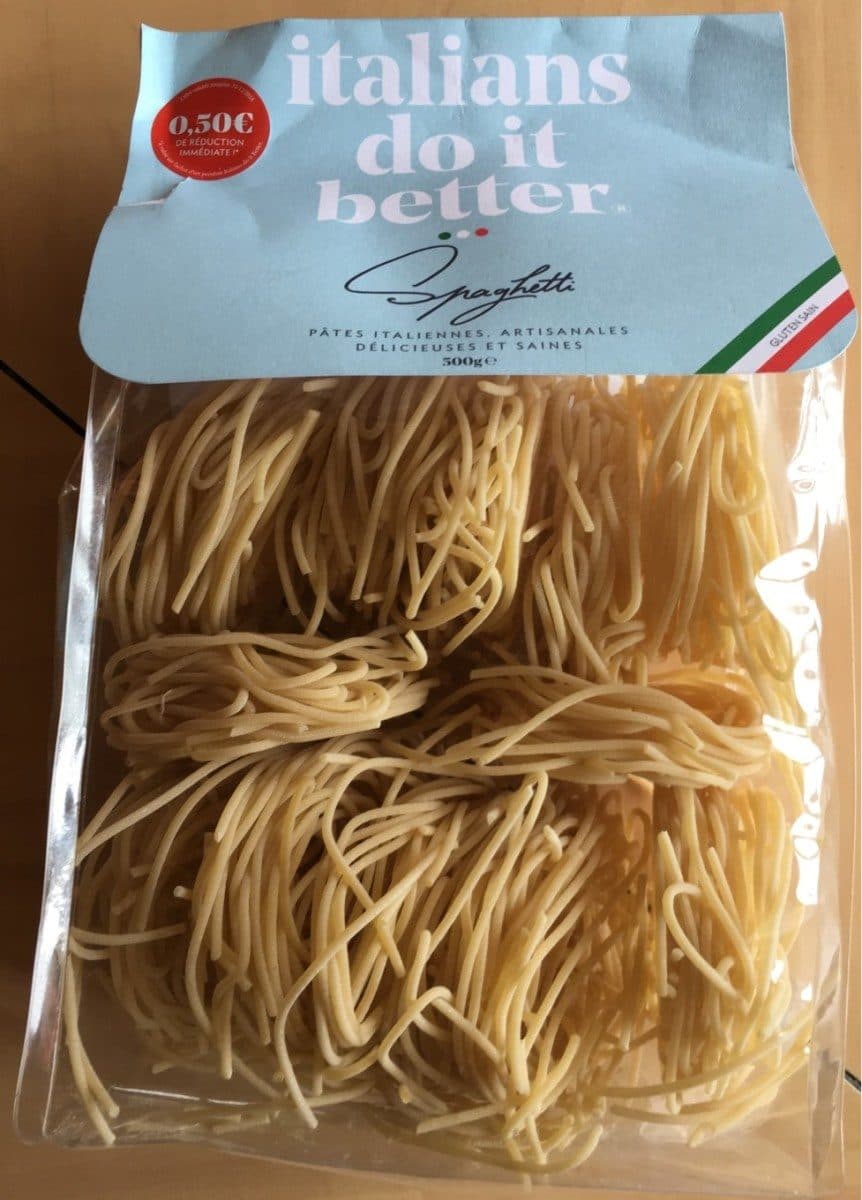 Italians do it better Spaghetti packshot