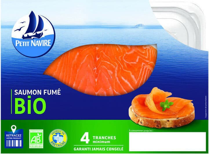 Petit Navire Saumon Atlantique Fumé packshot