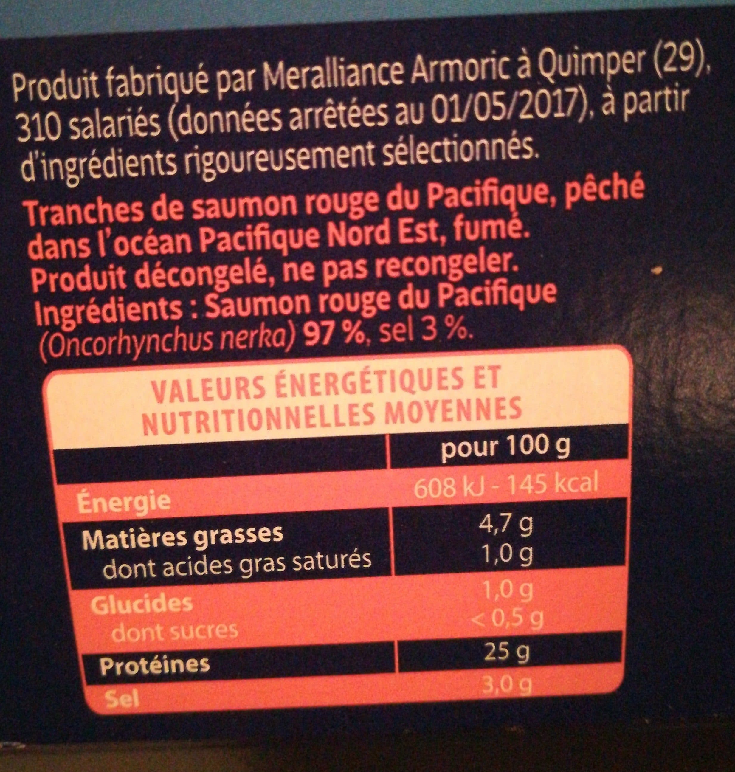 Petit navire Saumon d'Alaska Fumé packshot