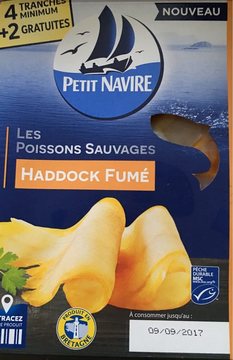 Petit Navire Les poissons sauvages Haddock Fumé packshot