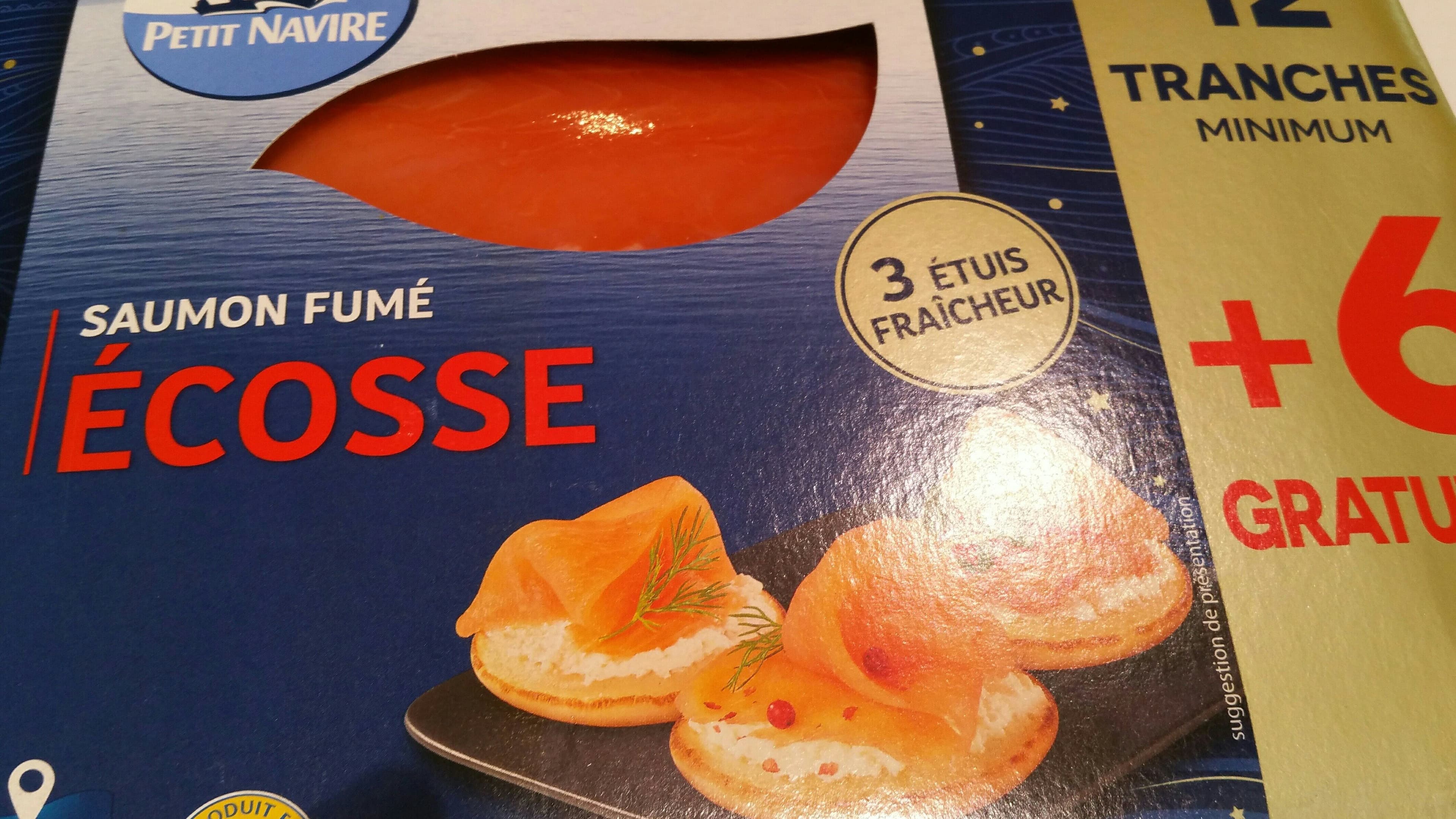 Petit Navire Saumon fumé ecosse packshot