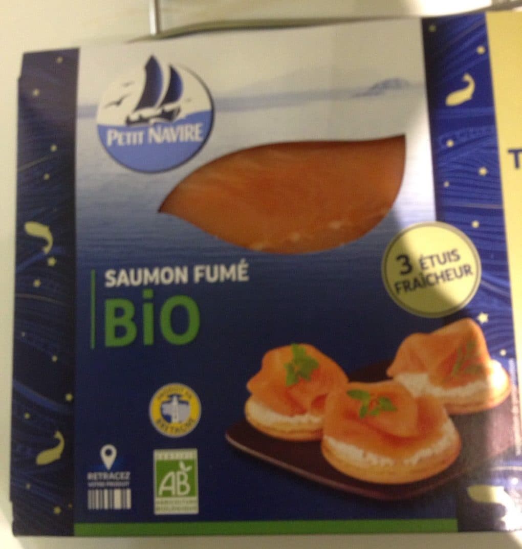 Petit Navire Saumon fumé bio packshot