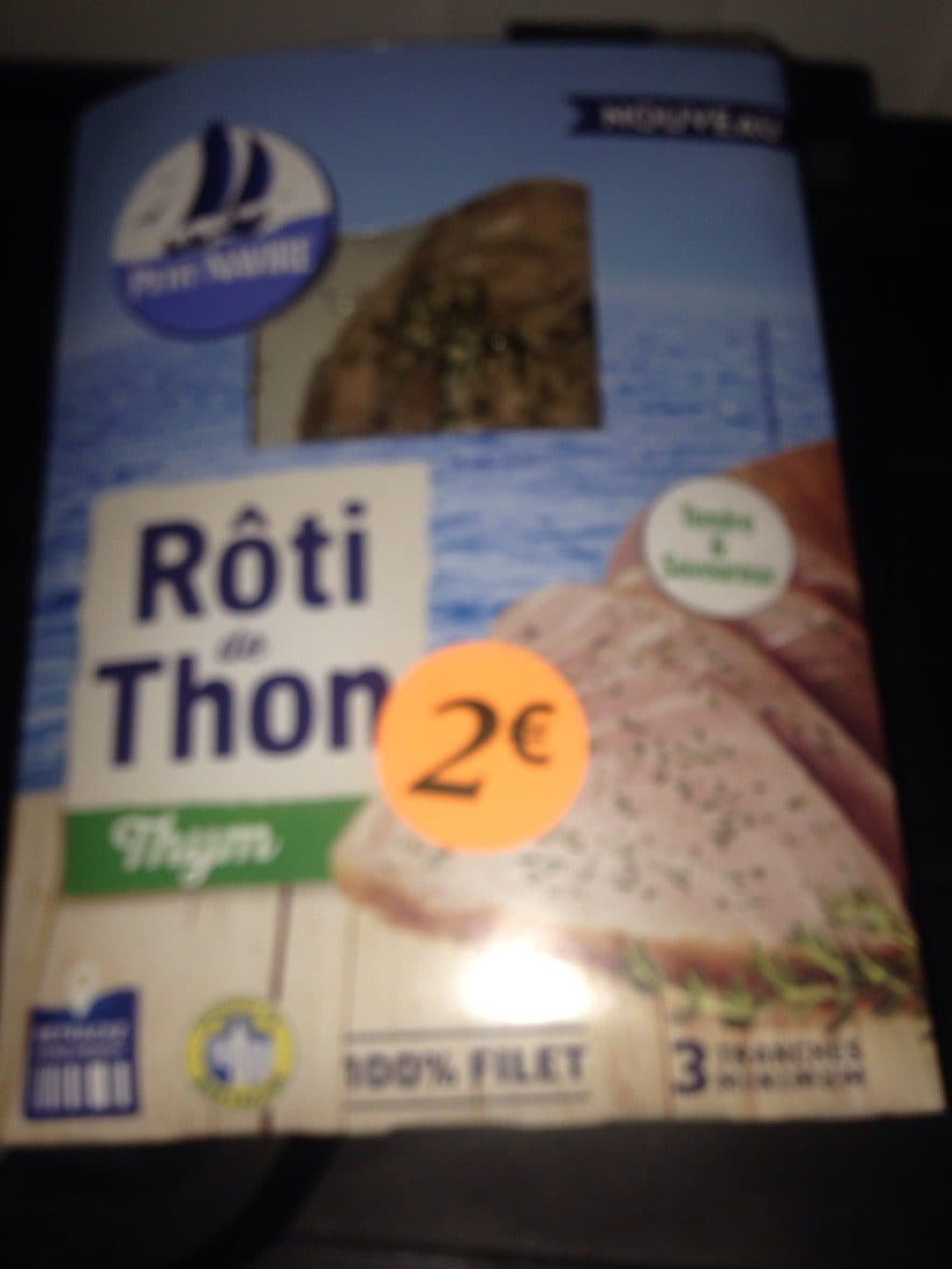 Petit Navire Rôti de thon au thym packshot