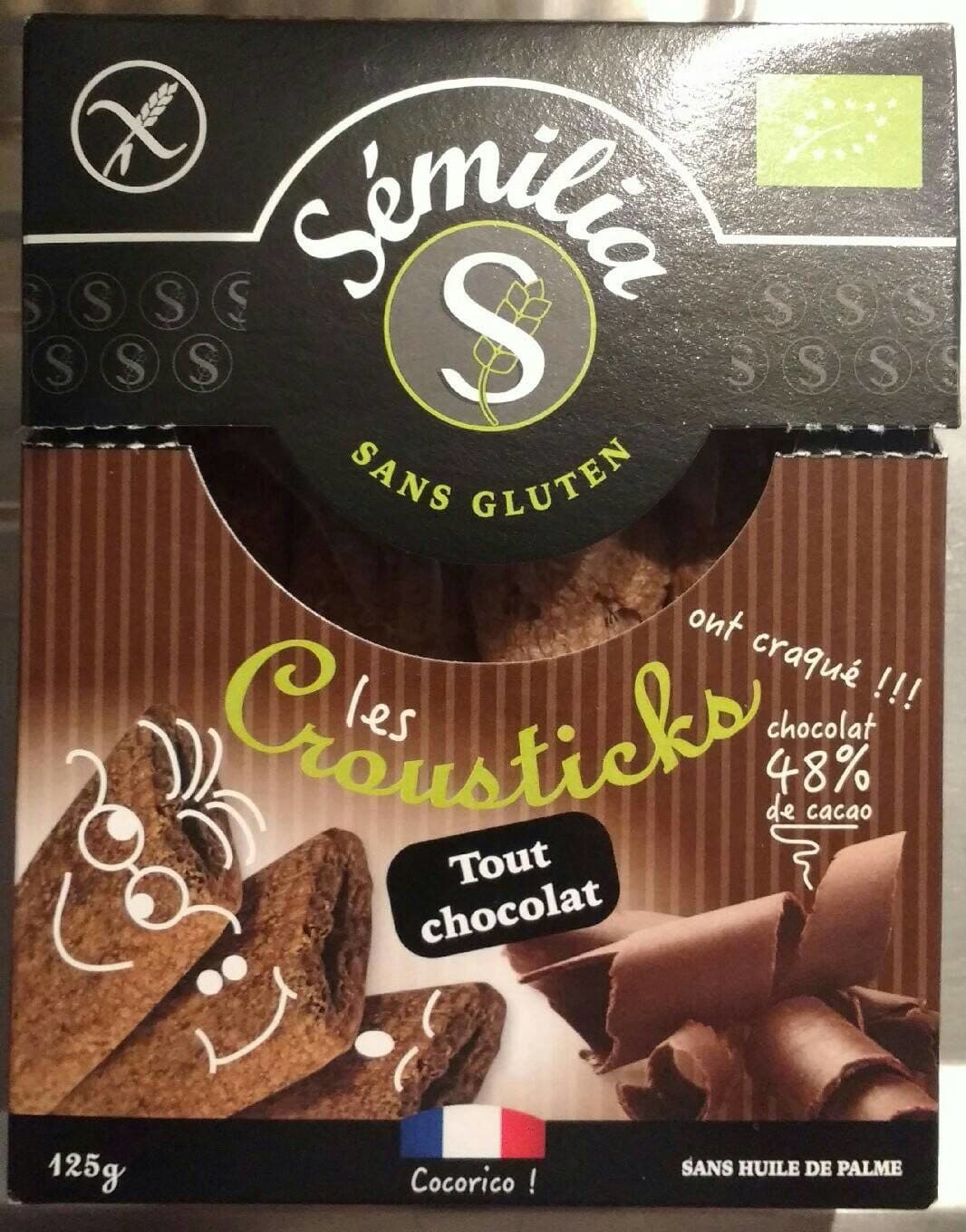 Sémilia Les Crousticks Tout chocolat packshot