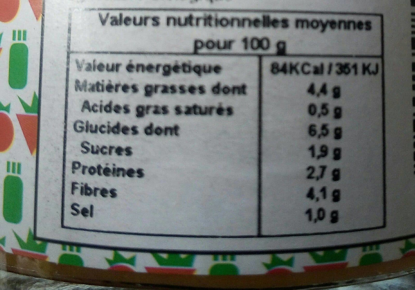 Open Food Facts Tartin'algue de carottes packshot