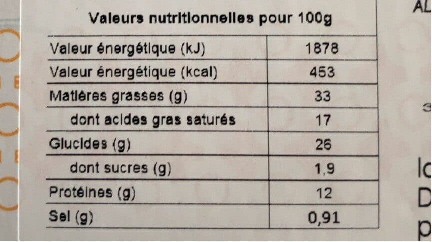 Open Food Facts Sablés salés assortis packshot