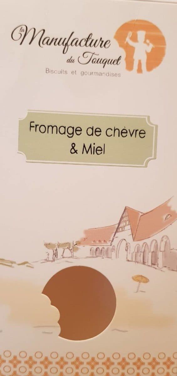 La Manufacture Du Touquet Sablés au fromage de chèvre et miel packshot