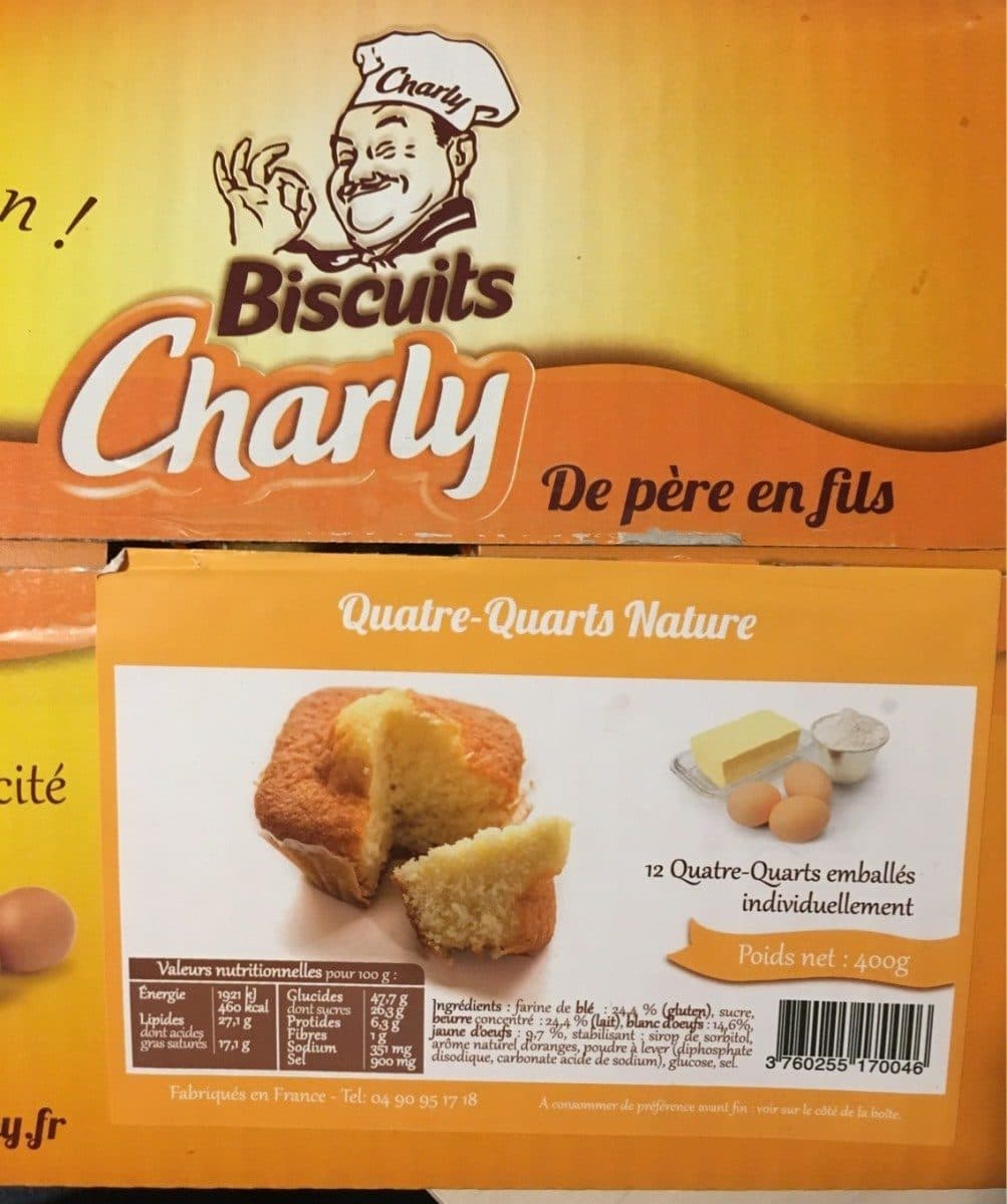 Open Food Facts Quatre quarts nature packshot