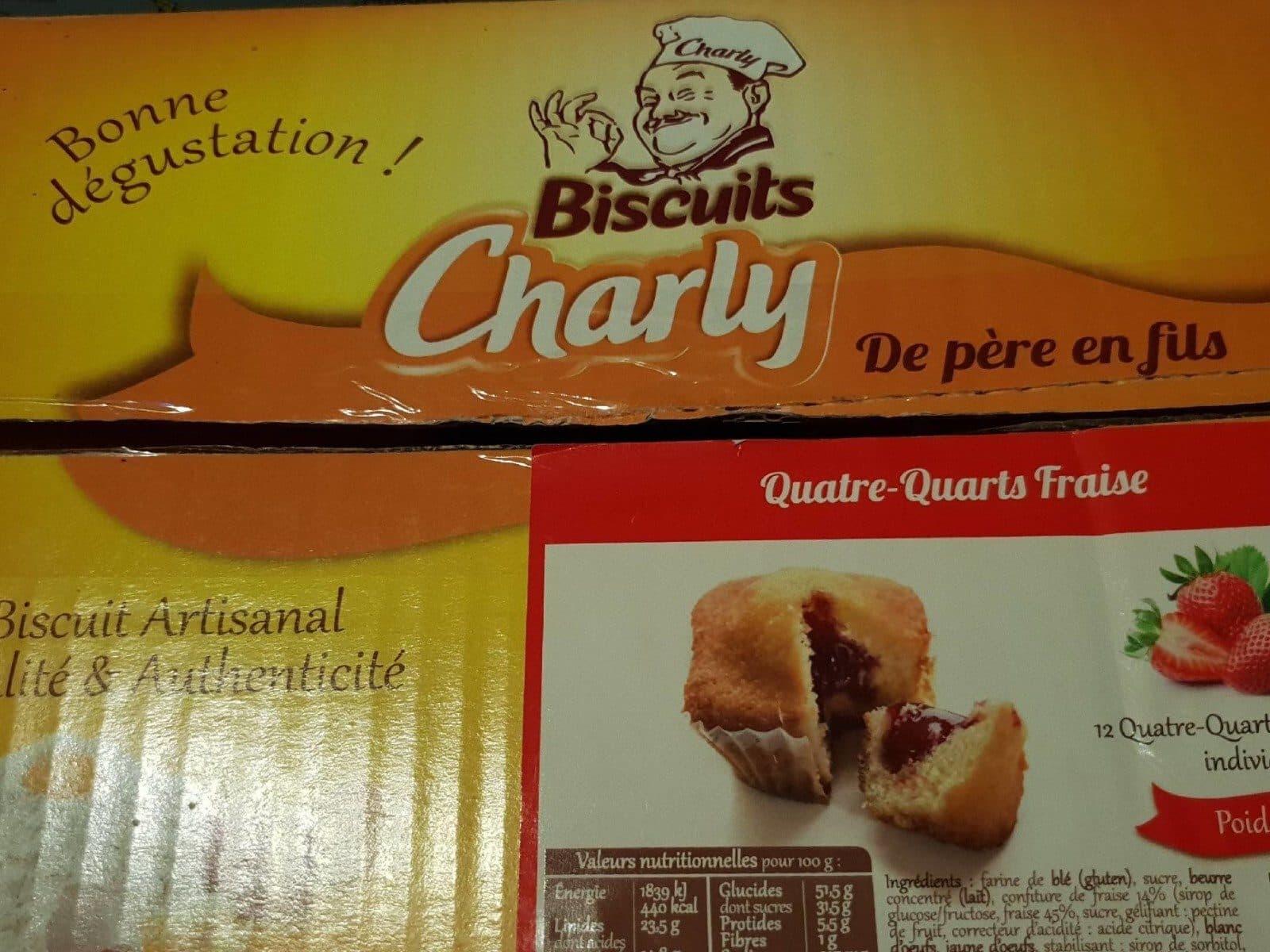 Open Food Facts Quatre-quarts fraise packshot