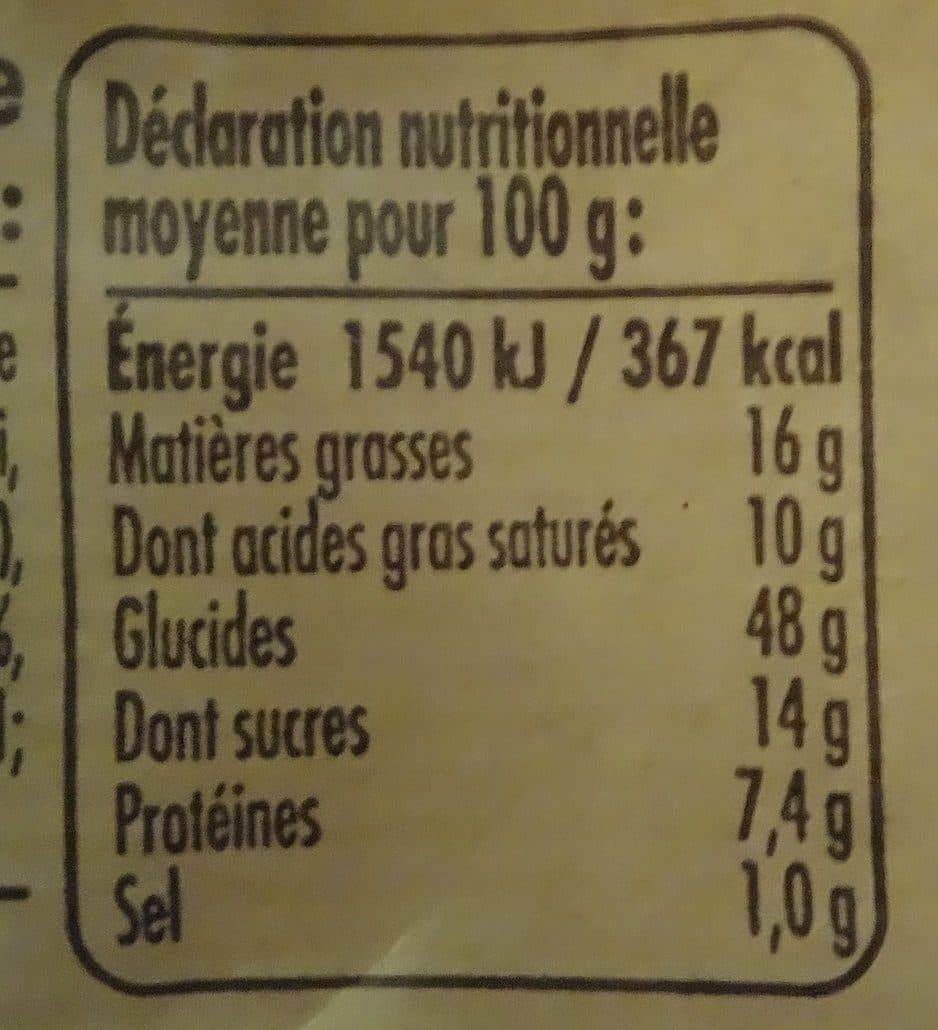 Mamie Normandie La Fallue 1897 Brioche pépites aux citron packshot