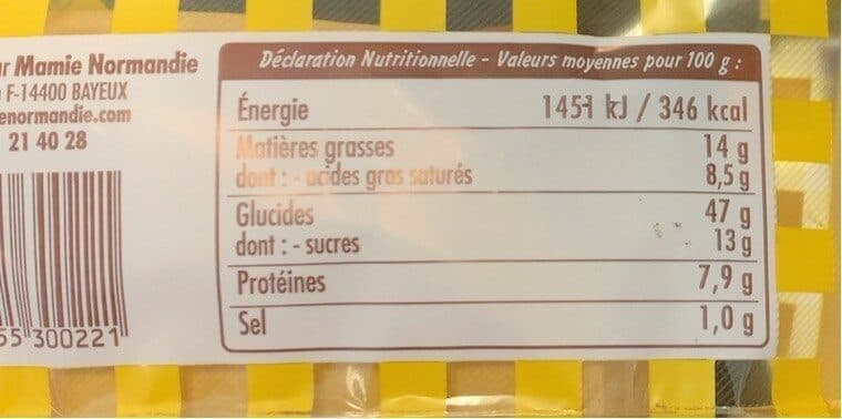 La Fallue 1897 Brioche aux pepites de citron packshot