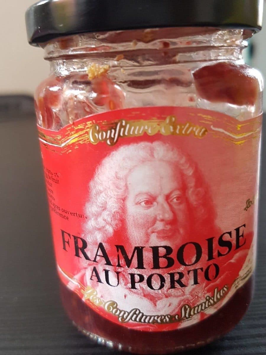 Open Food Facts Confiture framboises au porto packshot