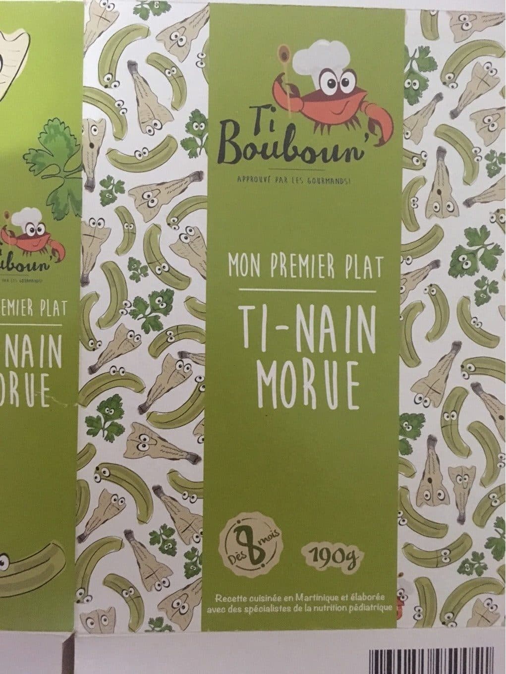 Ti Bouboun' Mon premier plat- Ti- nain morue packshot