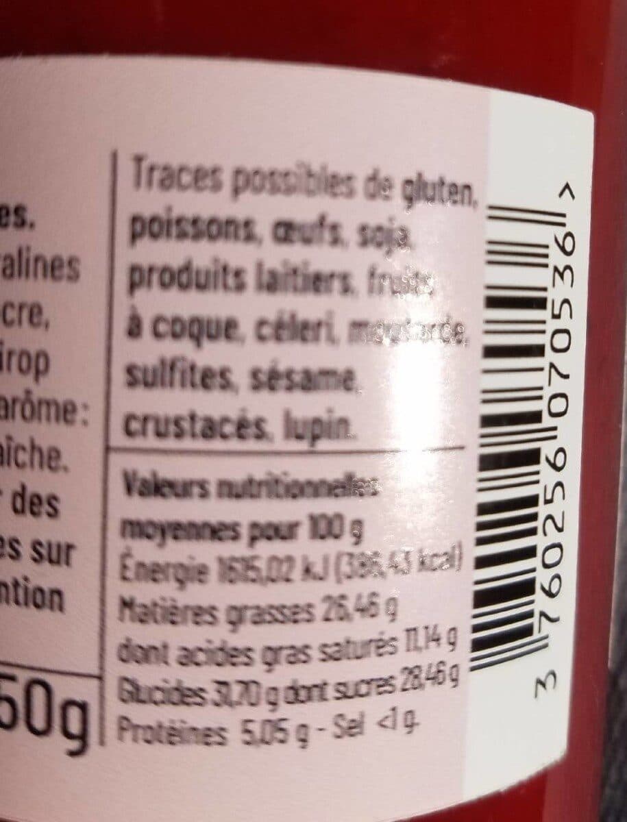 Open Food Facts creme de pralines roses packshot