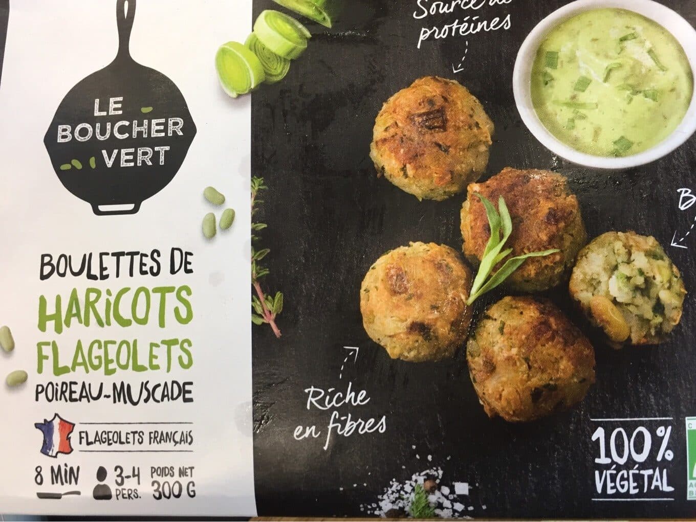 Le Boucher Vert Boulettes de haricots flageolets packshot