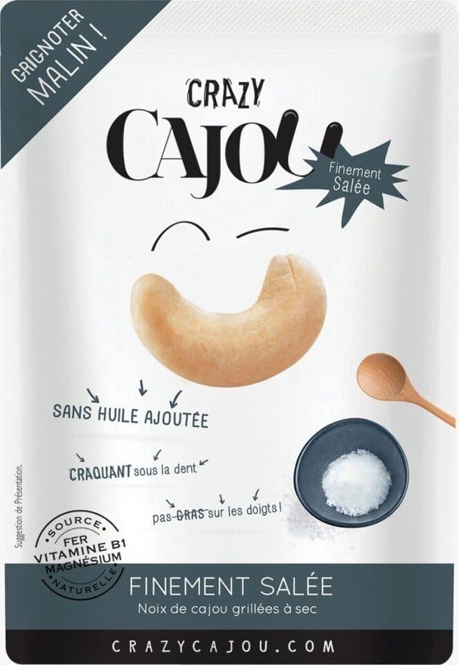 Crazy Cajou Noix De Cajou Grillées à Sec Salées packshot