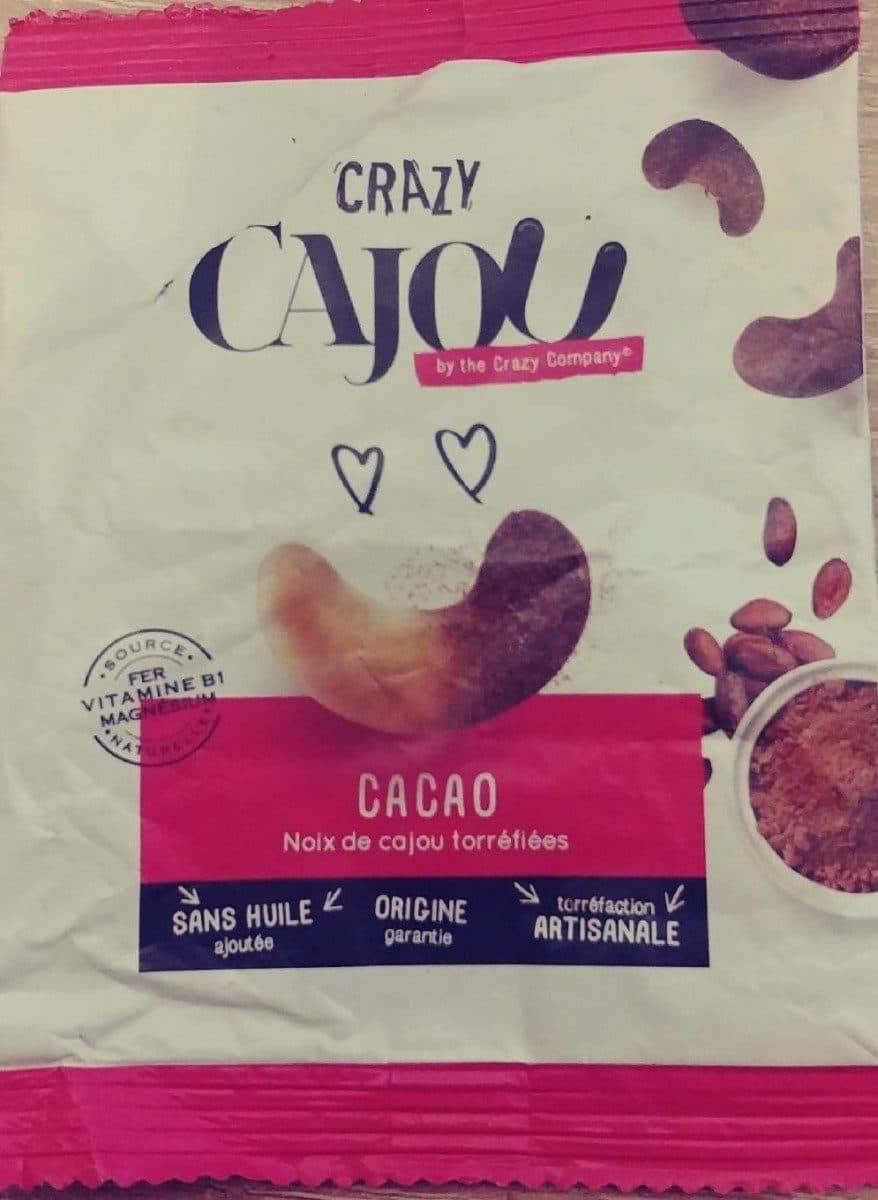 Open Food Facts CRAZY CAJOU packshot