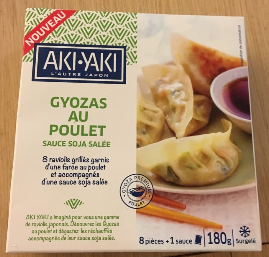 Aki Yaki Gyoza Poulet packshot