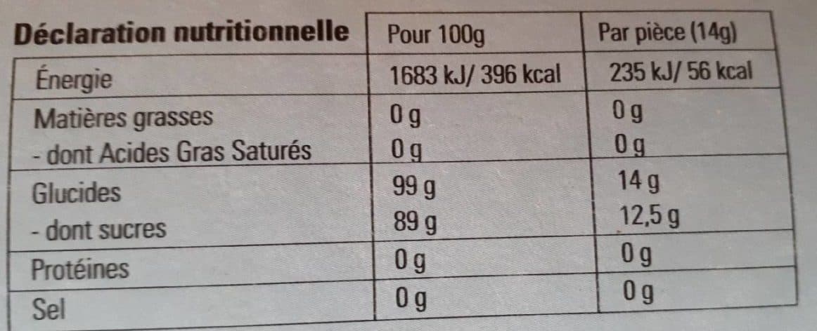 Sans marque 12 Sucres d'Orge packshot