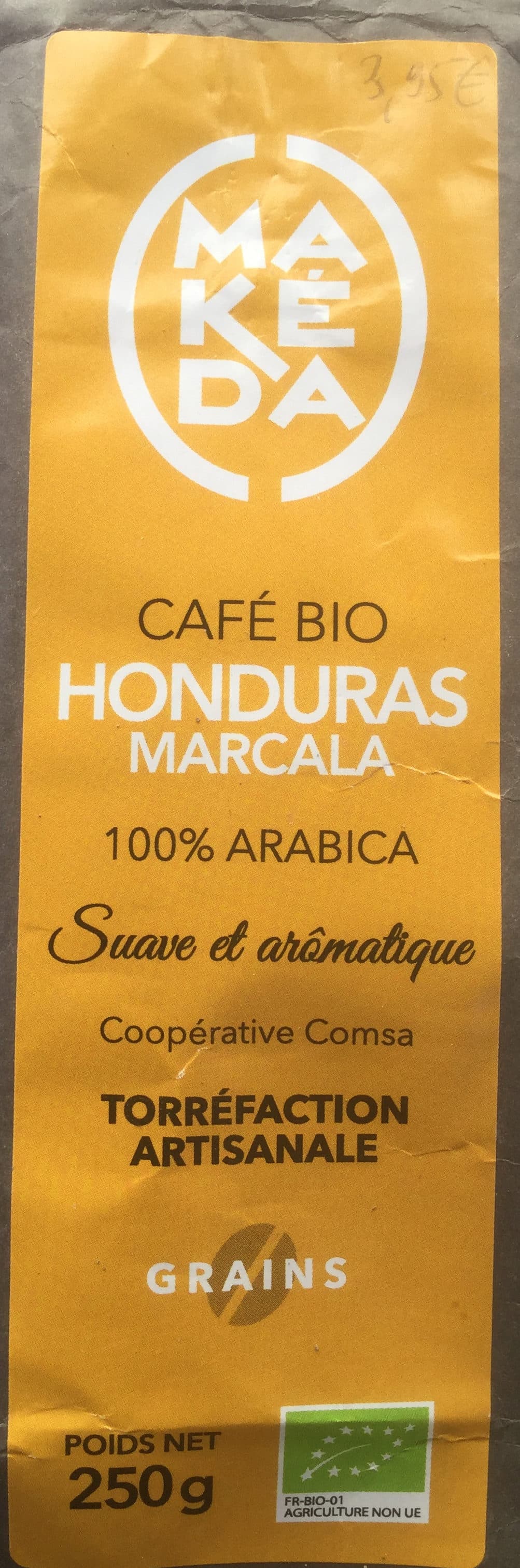 Makéda Honduras Marcala grains packshot
