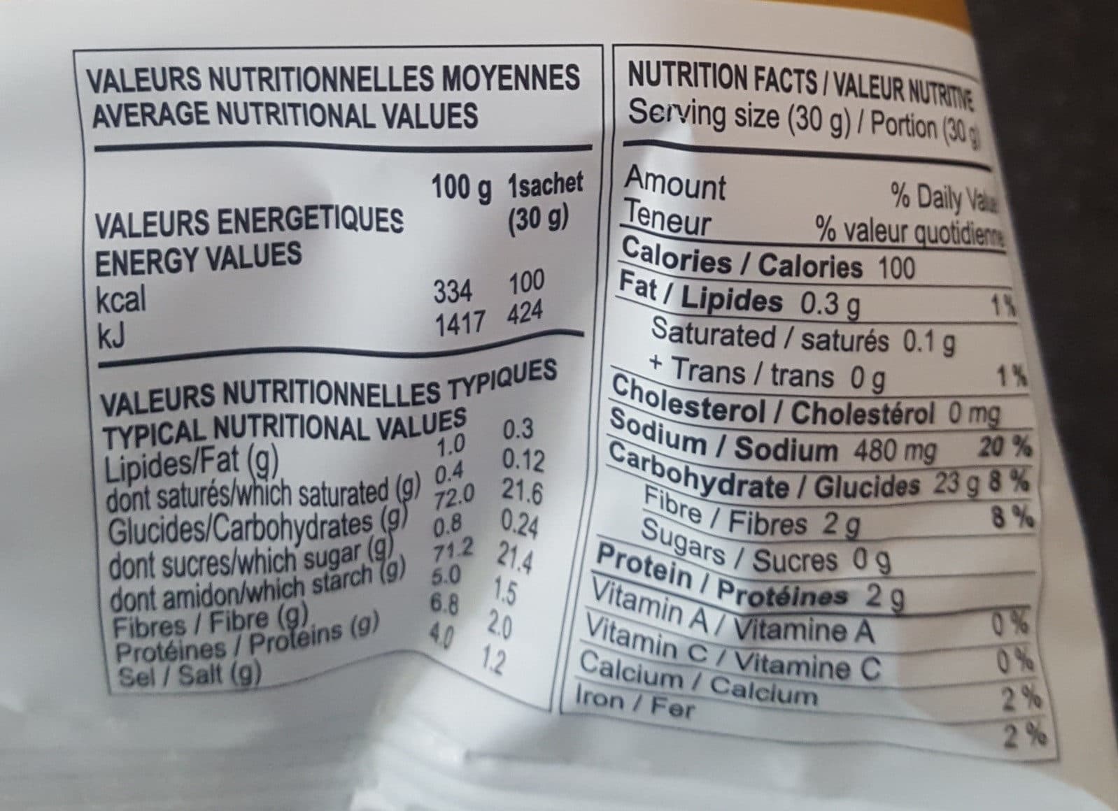 air chips bio Chips a Base De Pomme De Terre packshot