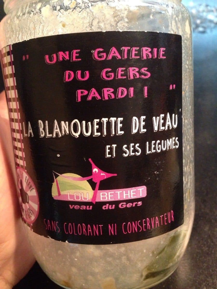 Open Food Facts La blanquette de veau et ses legumes packshot