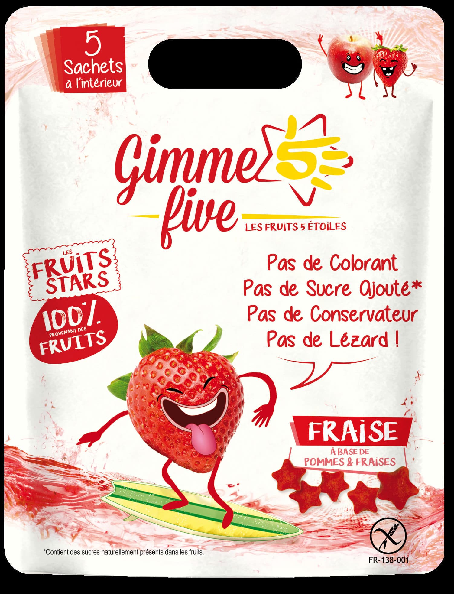 Gimme 5 Five Fruits stars fraise packshot