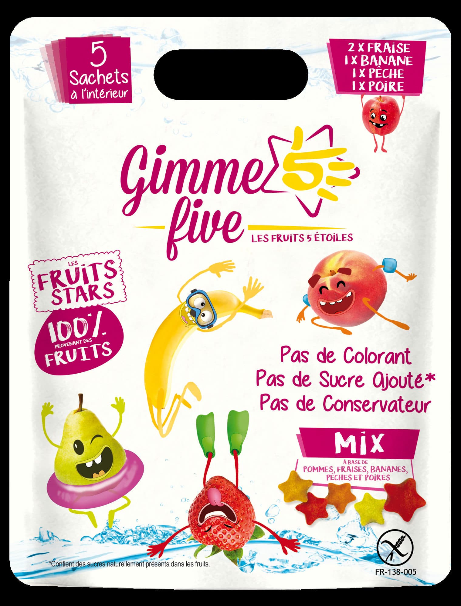 Gimme Five Les Fruits Stars packshot