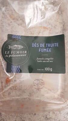 Le Fumoir du Poissonnier Des de truite fumée packshot