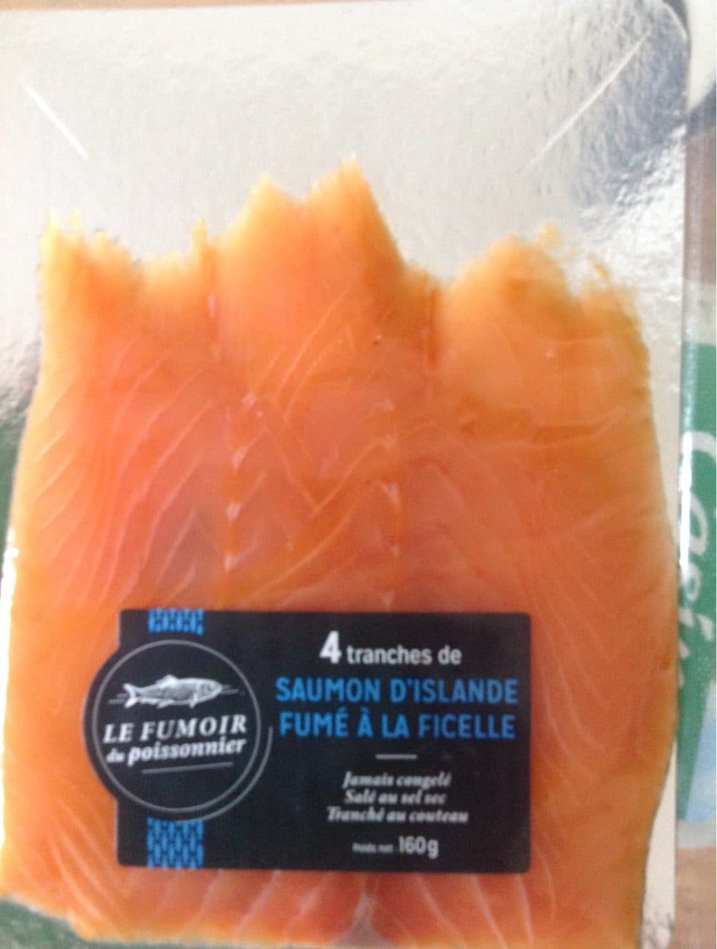 Le Fumoir Du Poissonnier Saumon d'islande fumé à la ficelle packshot