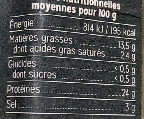 Leader Price Coeur de filet de saumon fumé packshot