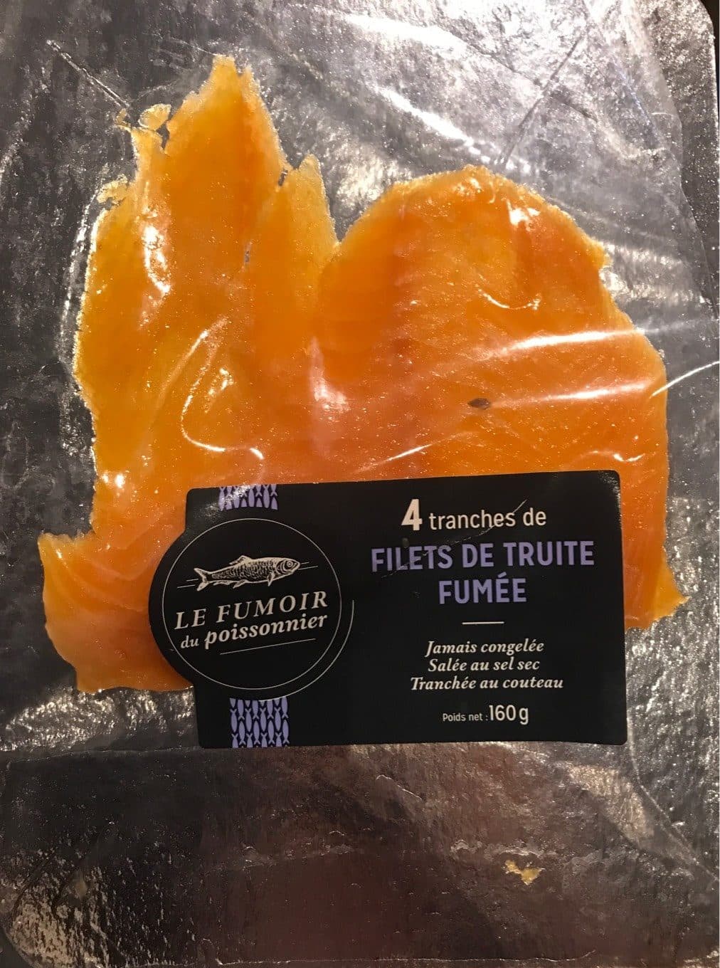 Le Fumoir Du Poissonnier Filets de truite fumée packshot