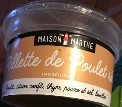 Maison Marthe Rillettes de poulet packshot