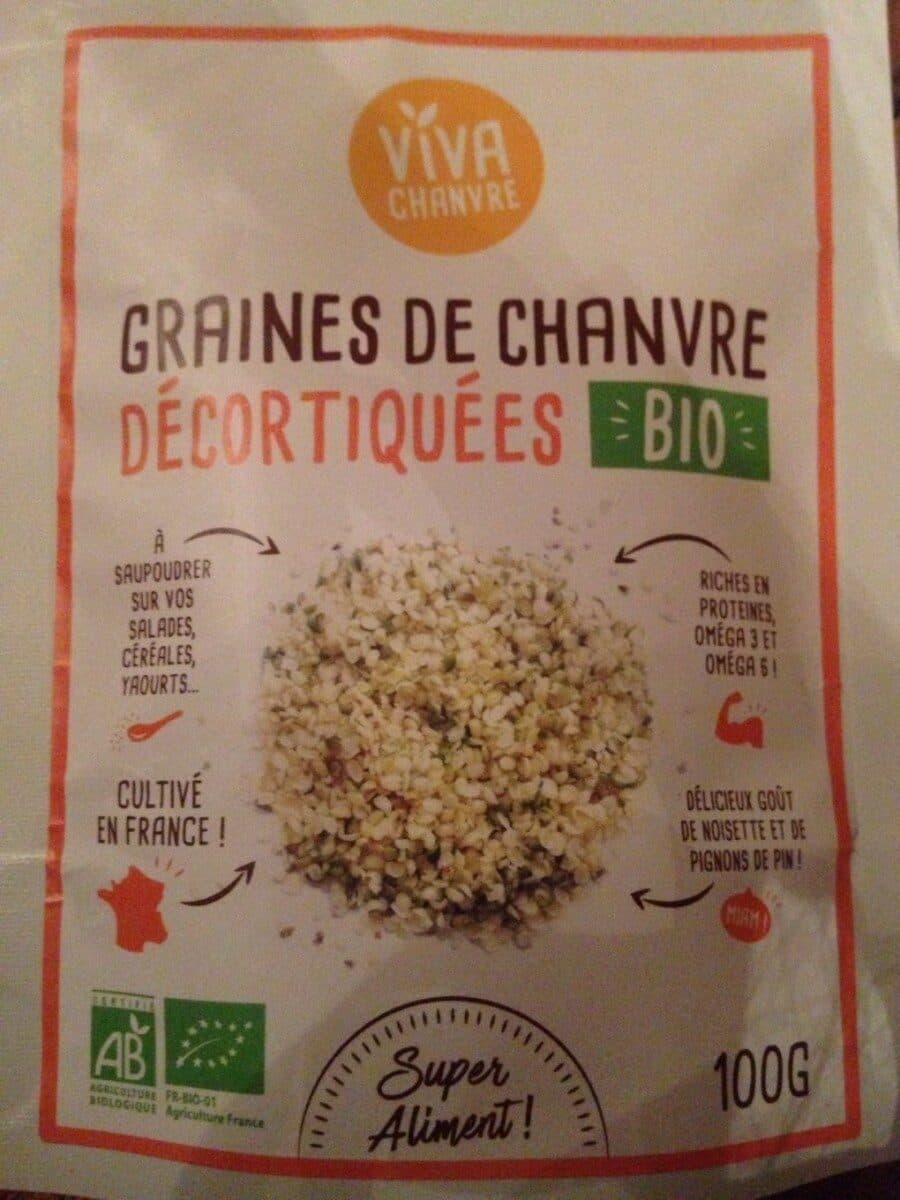 viva chanvre Graines de chanvre décortiquées packshot